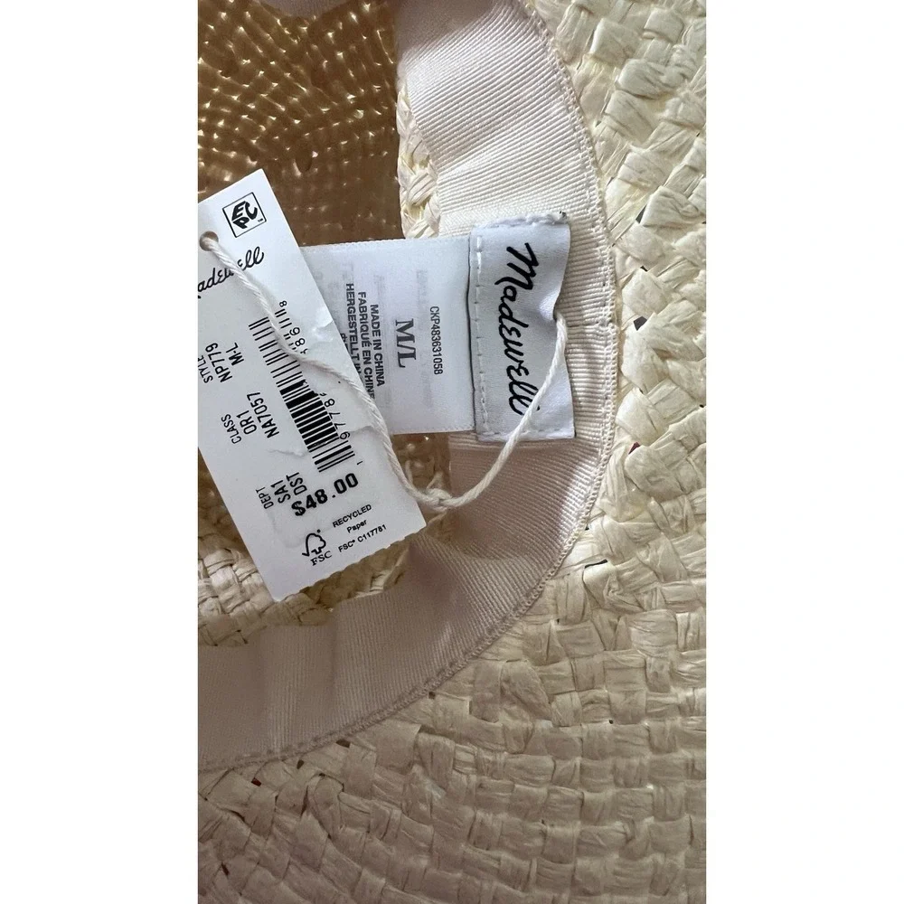 Madewell Packable Straw Hat OS